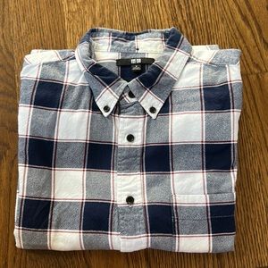 Flannel button down